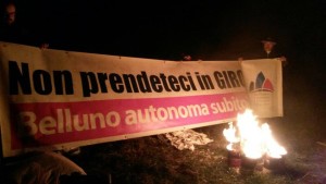 24 ottobre 2015 - Fuochi per l'autonomia - Faverghera, Belluno