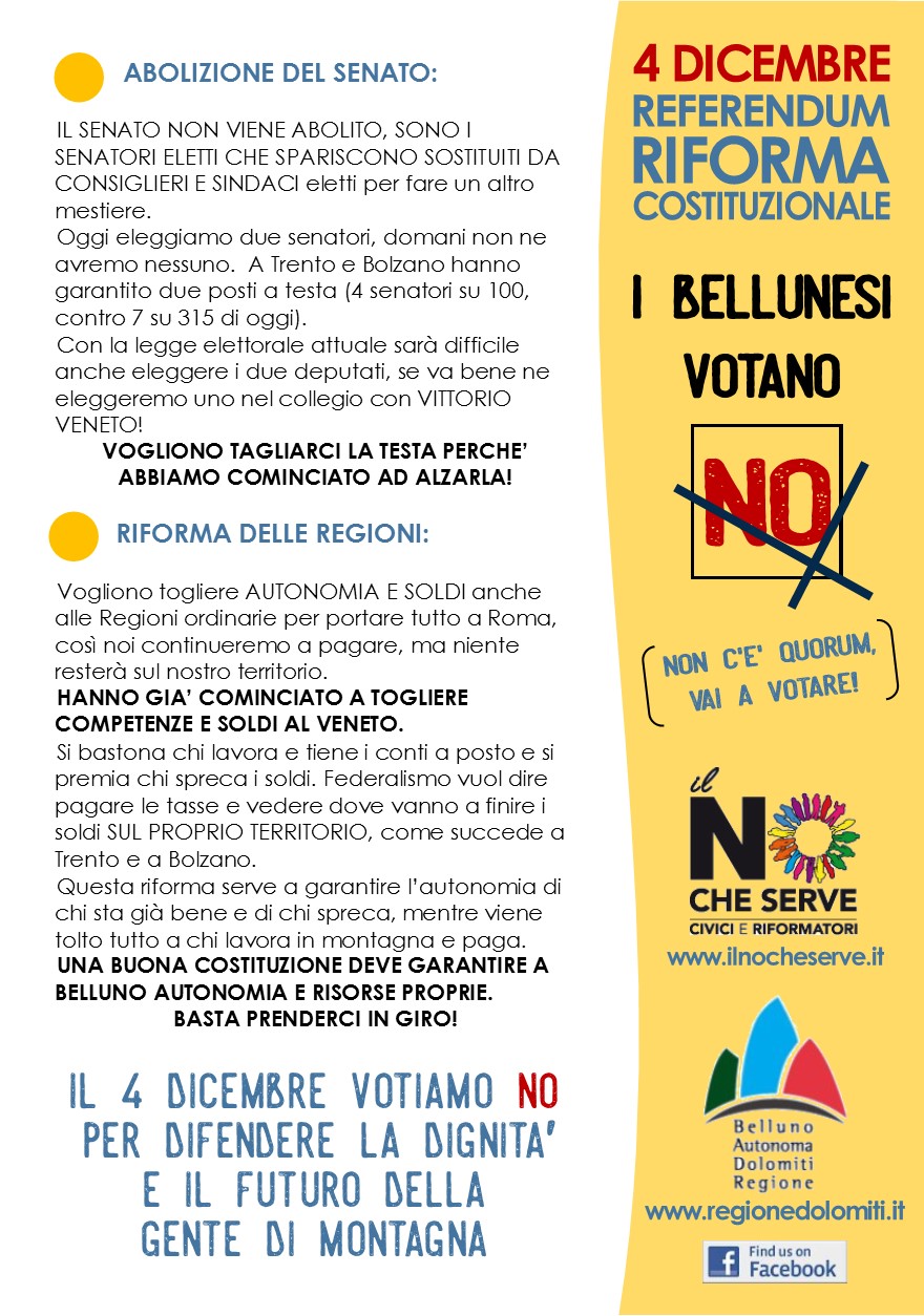 Volantino no referendum - 2